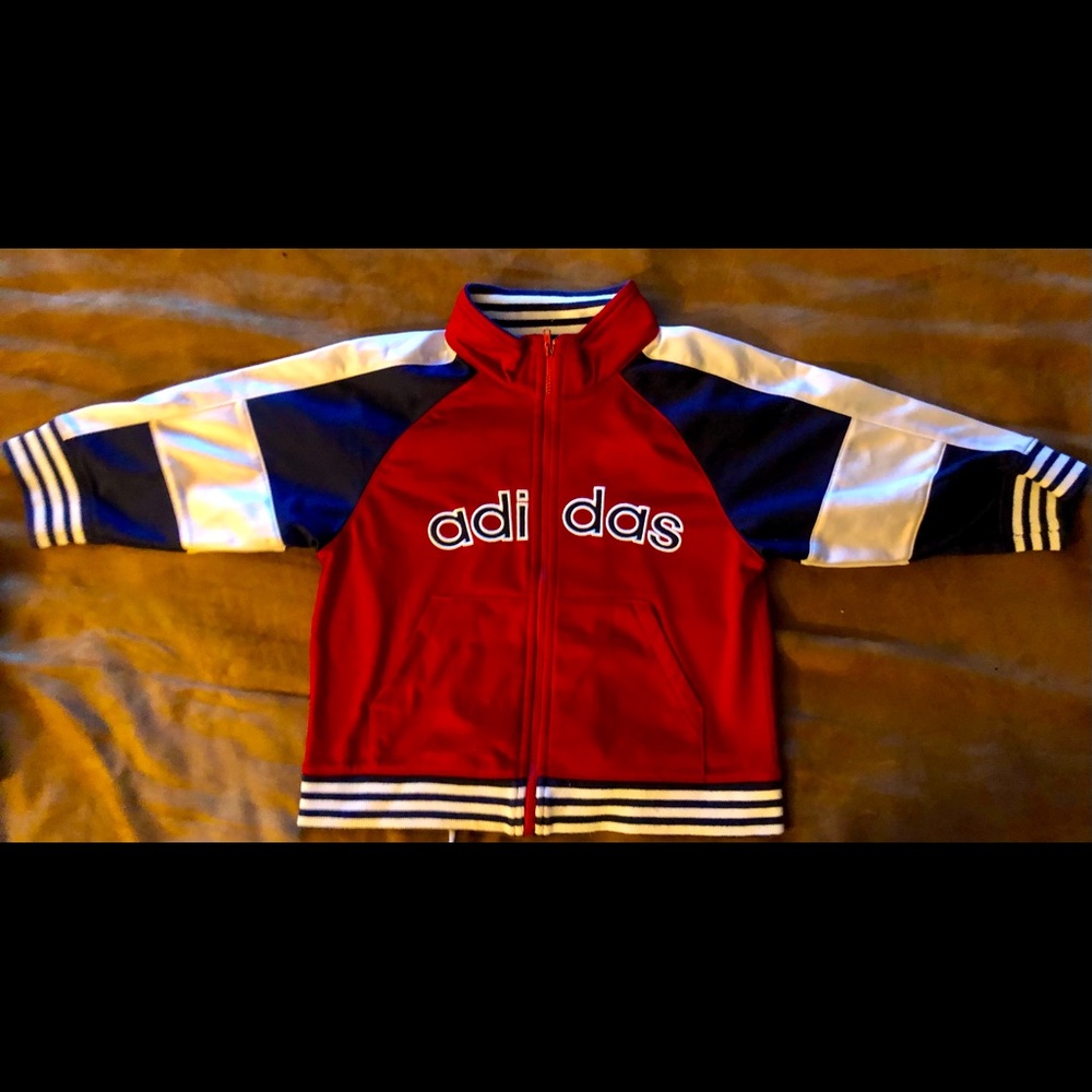 Adidas track jacket size 3T